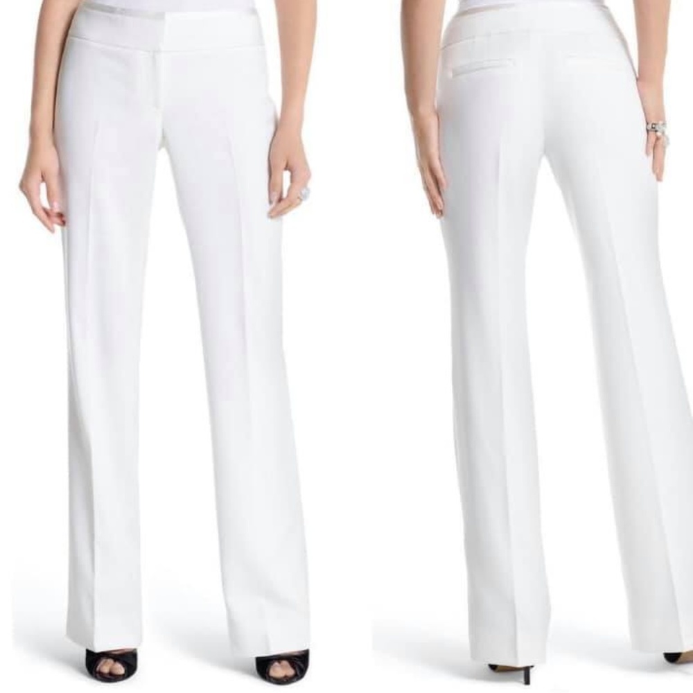 White House Black Market Ivory Dress Pants